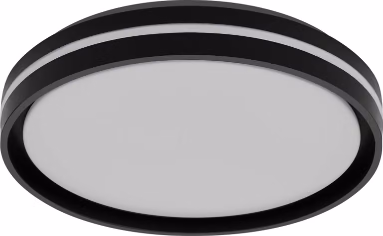 OSRAM Orbis Noemi Lampada da soffitto a LED 390 mm, nero, 3000 K bianco caldo, dimmerabile a 3 livelli, Click-DIM, IP20