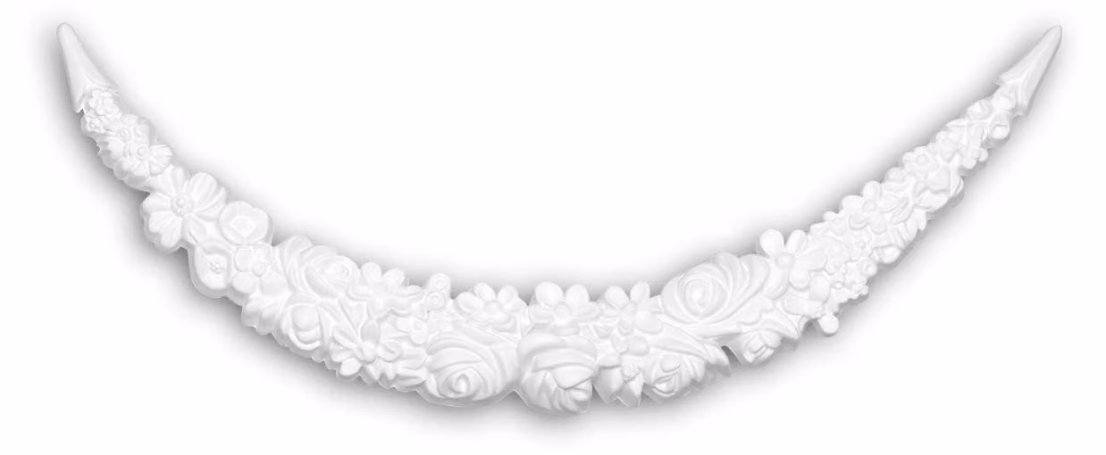 Elemento decorativo Profhome 499001 Decorazione di facciata in stile neo impero