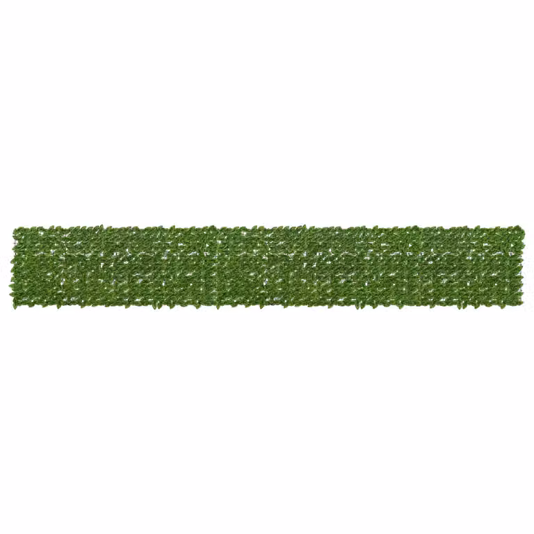 vidaXL Siepe artificiale per balcone con foglie Verde e Giallo L: 500 cm, H: 75 cm