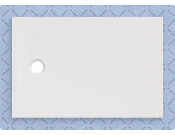 Geberit CleanFloor30 surface de douche, intégrée, avec voile d'étanchéité, 120x80cm, 551.006.00.1, 551.006.00.1
