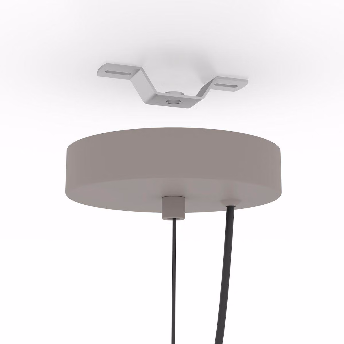 Eglo 900159 CAMASCA E27 lampada a sospensione Ø280mm Taupe regolabile in altezza
