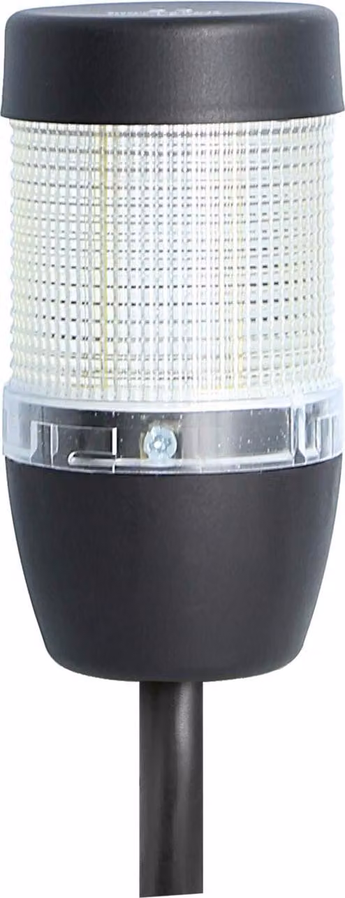 Colonna segnaletica STEX24 bianca, 50 mm, 24 V CA/CC, cavo LED lampeggiante 2,5 metri, SS50-OB1/24 127 Tecnica di collegamento: