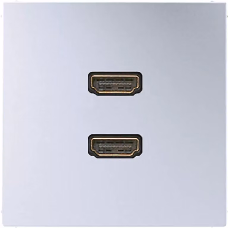 Jung MAAL1133 2 x HDMI in alluminio
