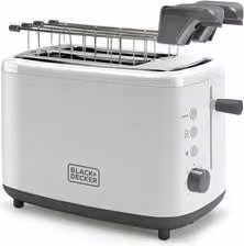 Tostapane Black+Decker 820W in bianco o nero – 1