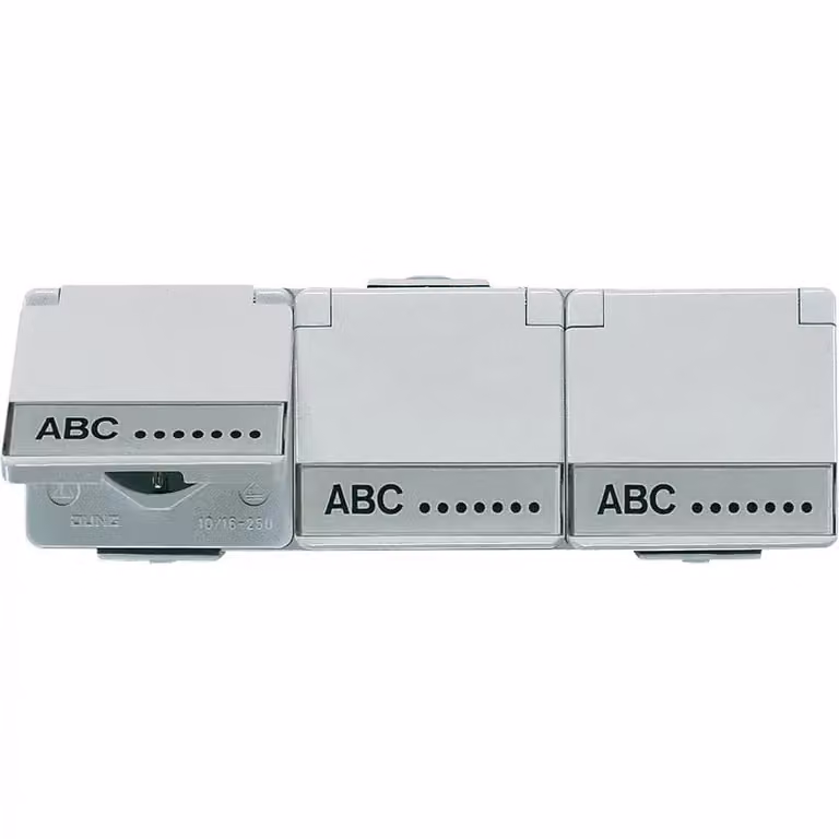 Jung 623NAW SCHUKO® Presa tripla 16 A 250 V ~