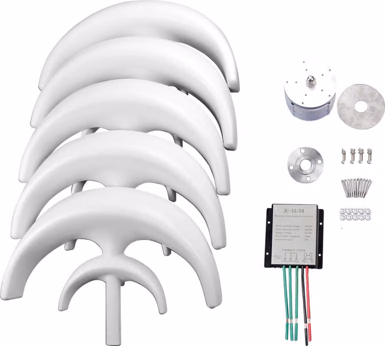 Generatore eolico, conversione efficiente dell'energia, facile da installare, come mostrato