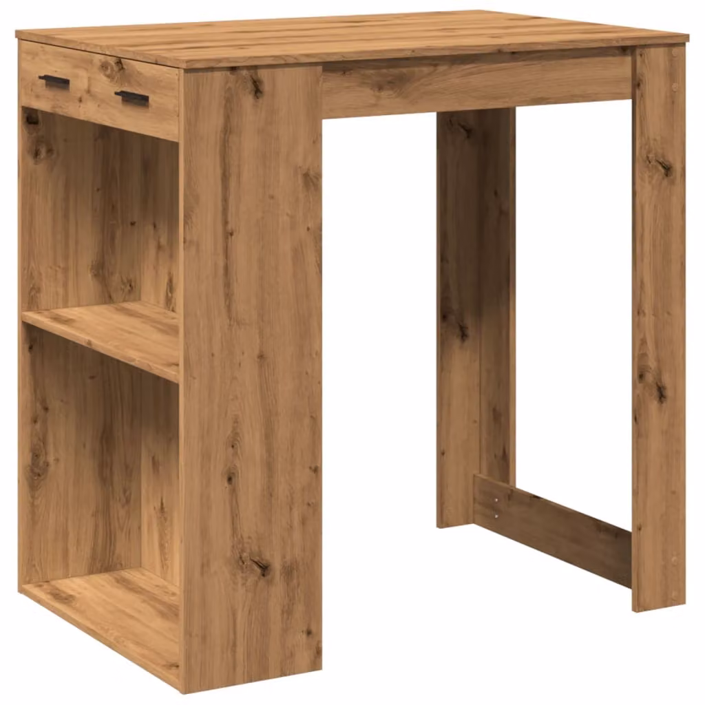 Tavolo Bar Rovere Artigianale 102x70x103,5 cm in Truciolato