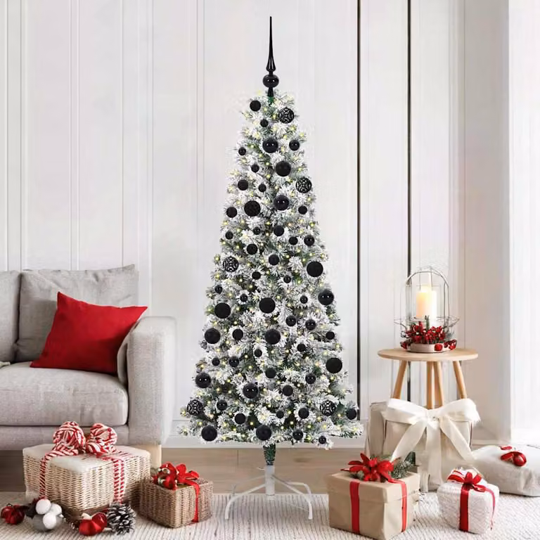 Maison Exclusive - Albero di Natale artificiale pieghevole verde e bianco 180 cm
