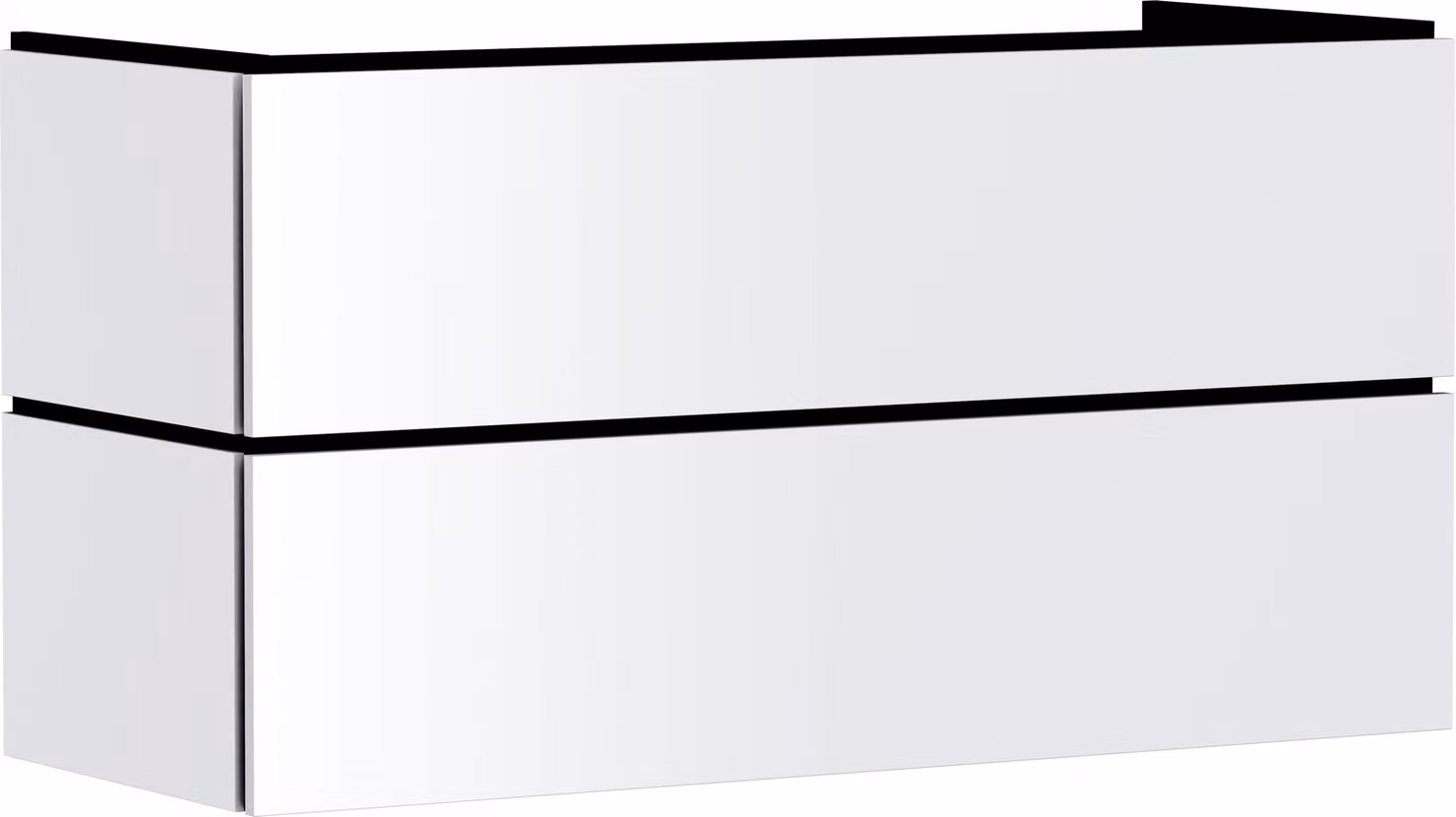 hansgrohe Xilesa E Meuble sous-lavabo pour lavabos, 2 tiroirs PushOpen, 1180x470x620mm, 54298700, 54298700