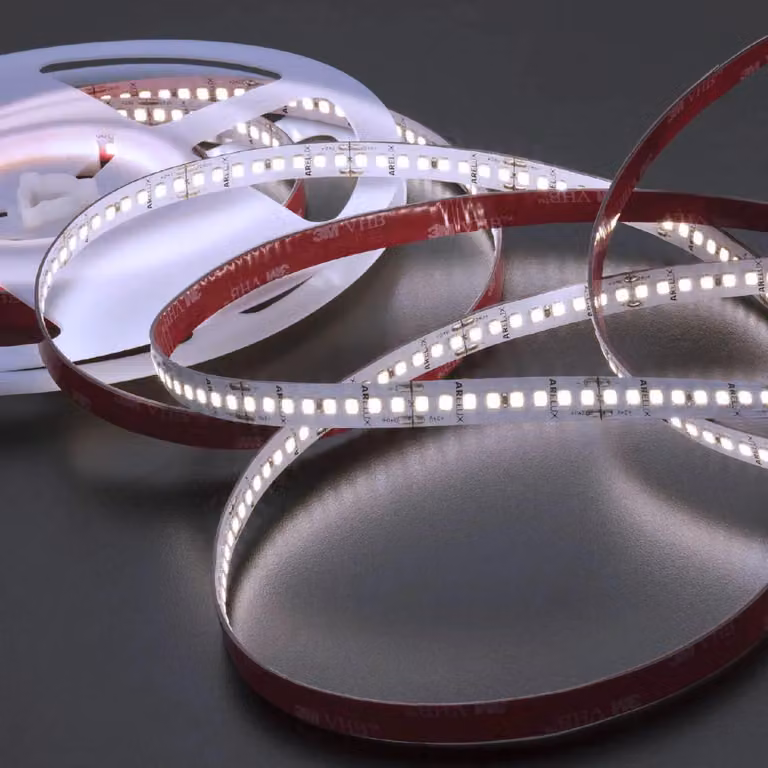 ARELUX XRIBO IP20, striscia LED, 5 metri per rotolo, 18W/metro, 192 LED/metro, 24V DC, indice di resa cromatica (CRI) 80, angolo di emissione >115°, temperatura di colore 6000K
