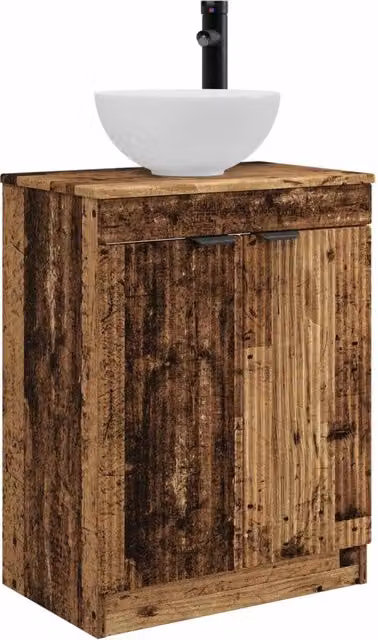 Mobile da bagno con Lavabo | Armadio Lavabo Legno antico 54 x 35 x 83 cm