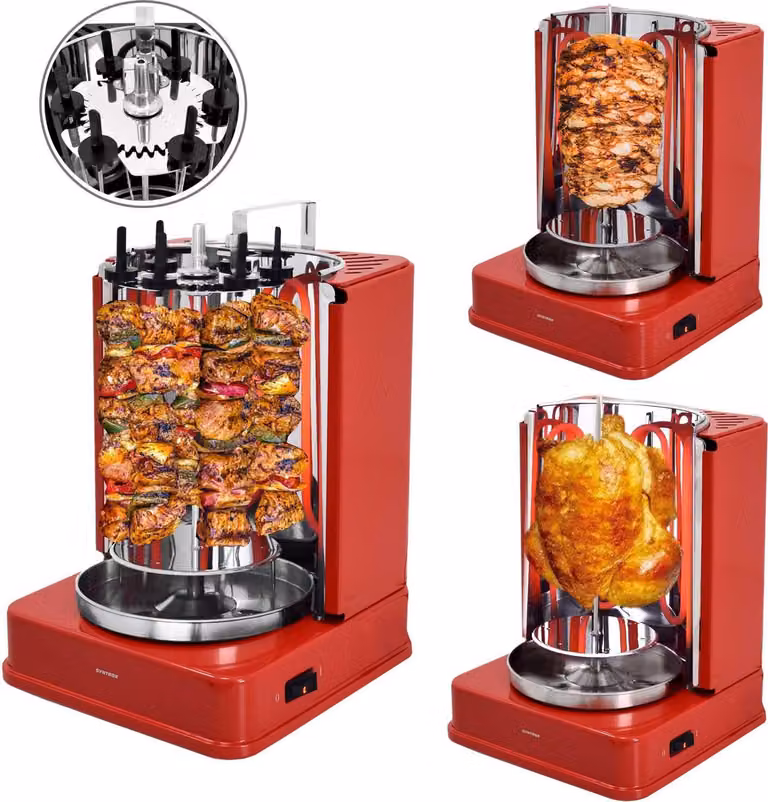 Griglia per döner | Griglia per pesce | Griglia per pollo | Arrosto | Griglia per gyros