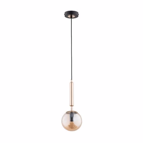 Lampada a sospensione minimalista a sfera dorata VOLDA PICOLO 1xE14 10W ALF60916 Alfa