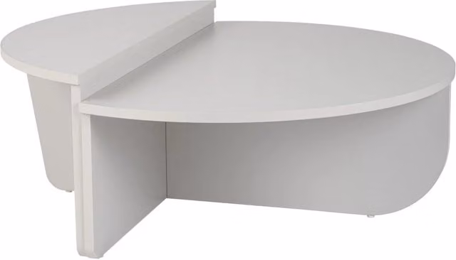 Tavolino in legno "Orion" - 90 x 60 x 30 cm - Bianco
