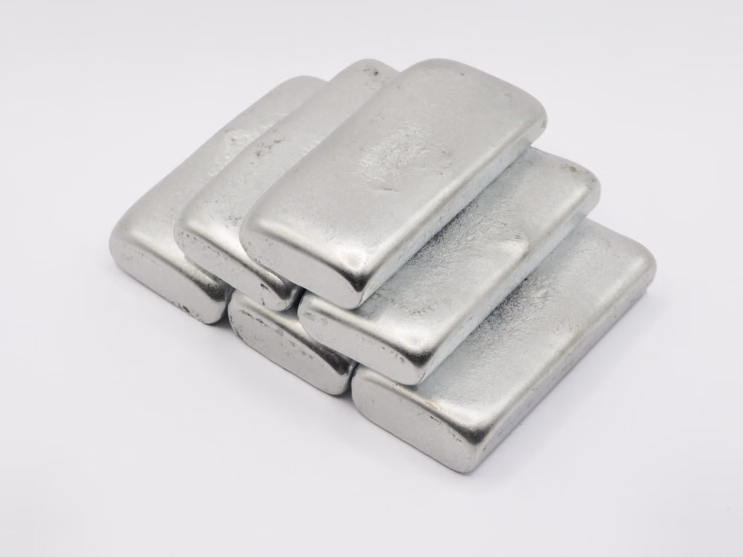 ZAMAK ZnAl4Cu1 in lingotti, peso: 250 g