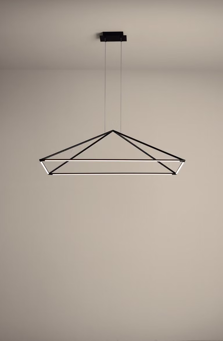 Lampada a sospensione LEDS C4 Tubs - 41 W, bianco caldo, 1990 lm, nero