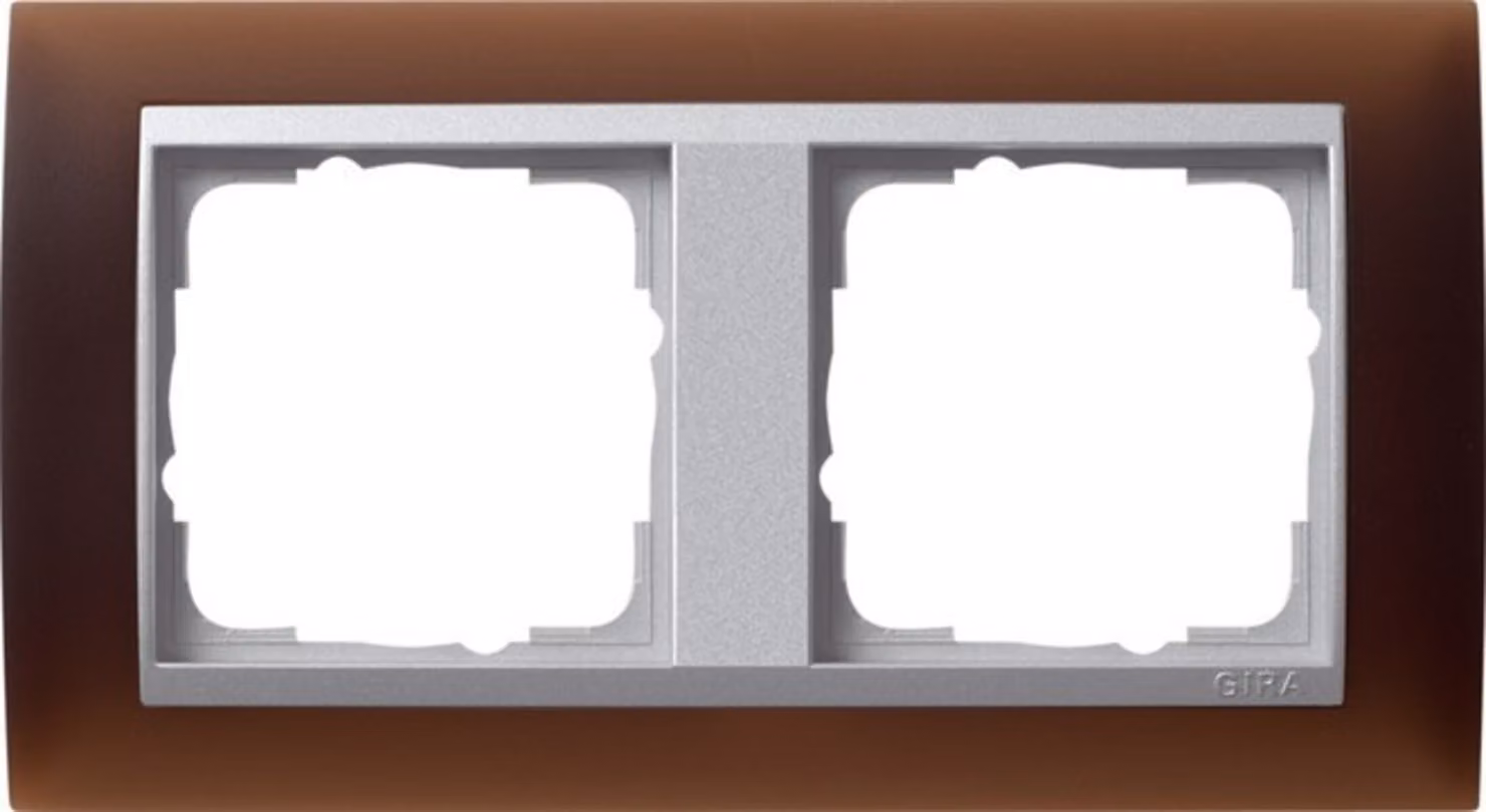 Gira cover frame 2f.opaco dbr 021259