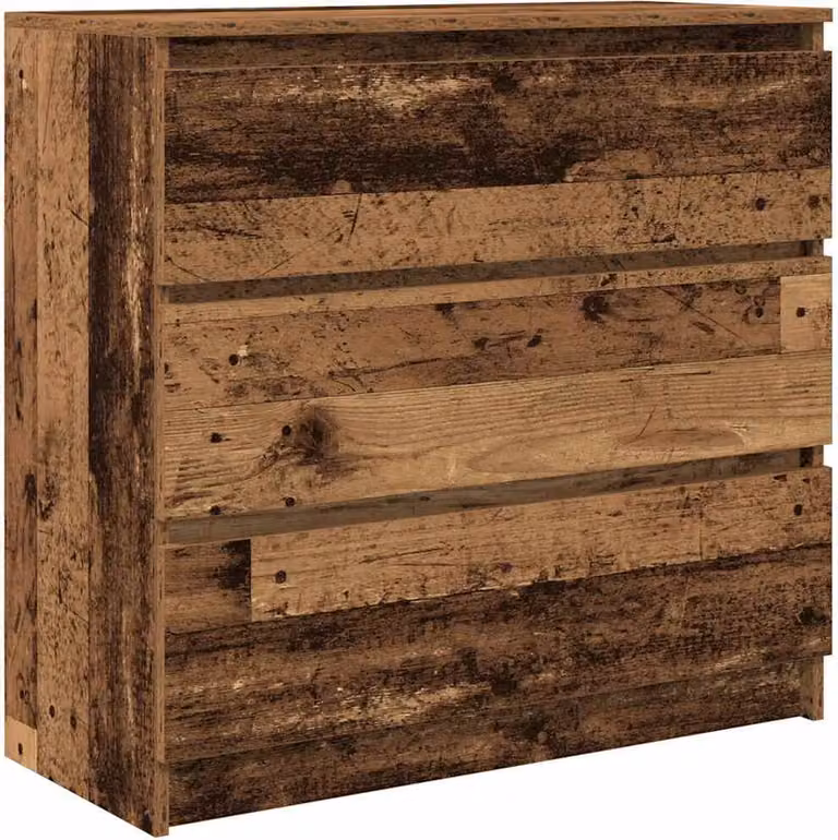 Credenza Legno Antico 80x35x76 cm in Legno Multistrato