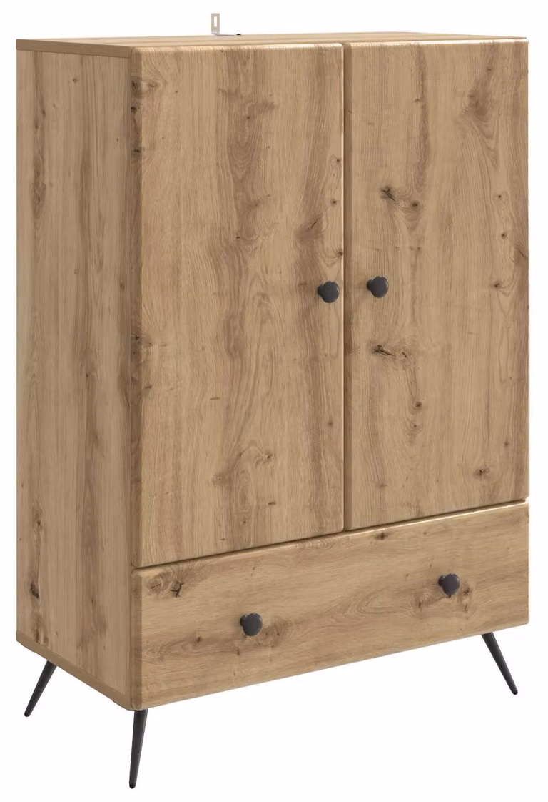 Credenza con cassetto Rovere Artigianale 66 x 34,5 x 95 cm