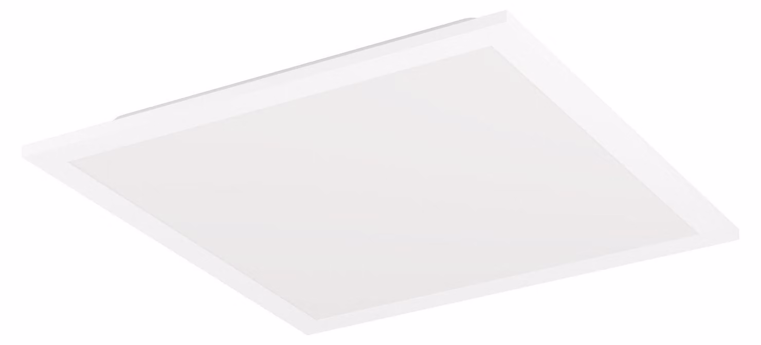 EGLO LED, plafoniera Bottazzo, lampada da soffitto con telecomando, pannello ultrapiatto con retroilluminazione, lampada da ufficio dimmerabile, luce bianco caldo - bianco freddo, RGB, 30x30 cm