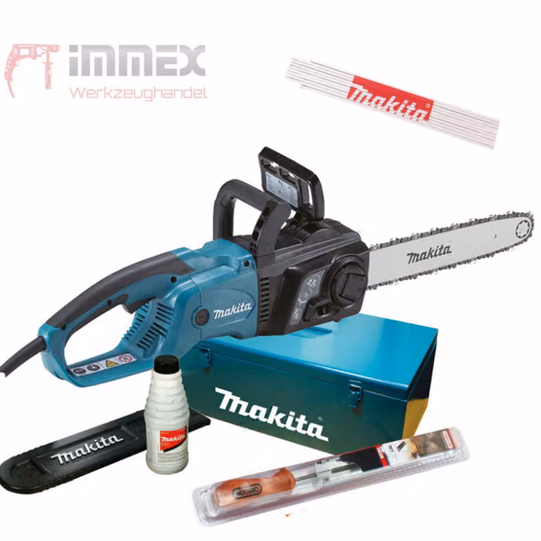 Makita UC3551AK Motosega elettrica 35 cm, 2.000 W incl. accessori in valigetta