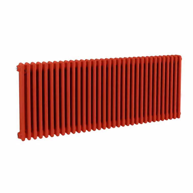 Radiatore Orizzontale a Colonne (2 Colonne) 600mm x 1505mm - Rosso (Siamese Rosso) - Regent
