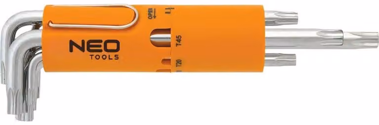 topex 09-514 chiavi torx t10-t5050 lunghe con sfera 8 pezzi a ds