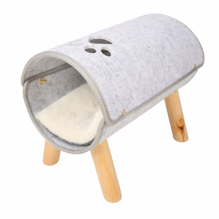 Letto a tunnel per gatti, tunnel per gatti, letto a tunnel per gatti rialzato, tunnel per gatti rialzato, letto per gatti, letto a tunnel per animali domestici