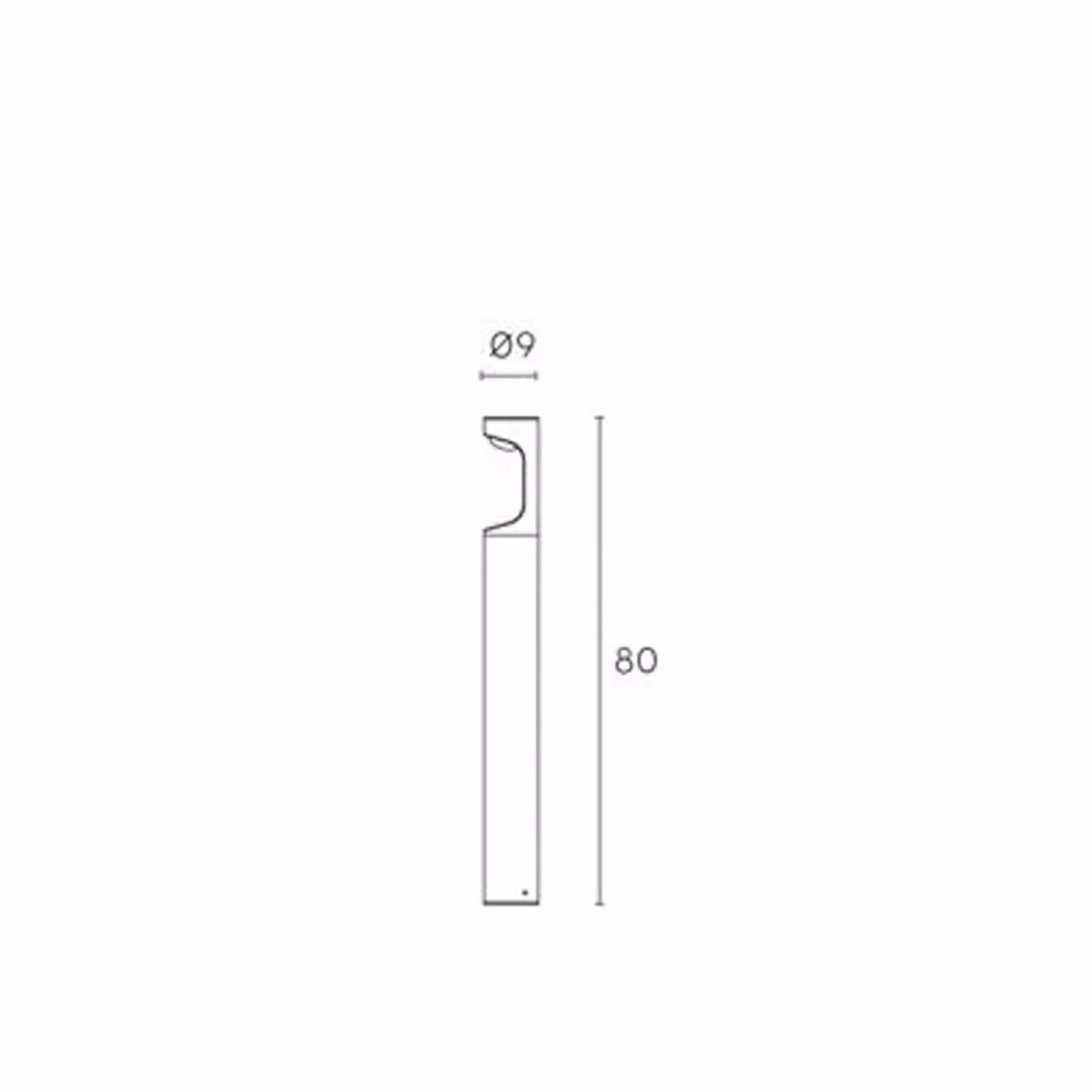 Palo Alto Cobra SOVIL Lampada da Palo Esterna Moderna in Alluminio e Termoplastica Grigia con LED 9W 4000K Luce Bianca Fredda – 2