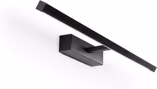 Applique Moderna Riga Perenz in Metallo Nero con LED da 12W 3000K Luce Bianca Calda – 1