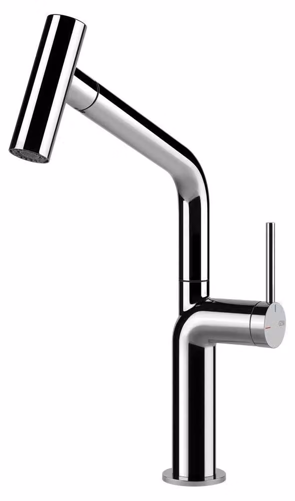 Gessi 60313, estrazione, cromo, maniglie a leva, immagine singola, 3/8", 360°