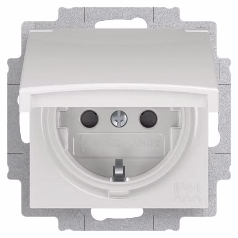 BUSCH-JAEGER SCHUKO inserto presa di corrente bianco alpino