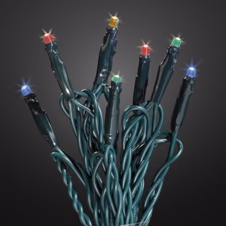 Ghirlanda luminosa a LED, 100 luci, colori commutabili - Illuminazione per feste 521856