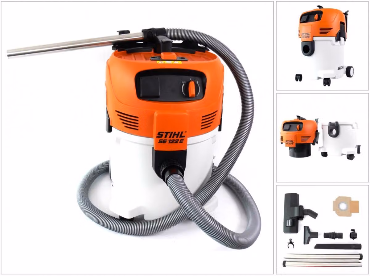 Aspiratore potente a umido e a secco STIHL SE 122 E ( 4774 012 4405 )