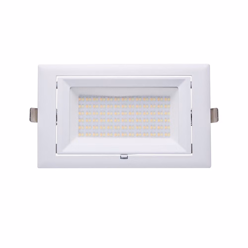 DOTLUX Faretto da incasso a soffitto a LED FLEXA COLORselect, POWERselect 28W/38W 60° orientabile bianco