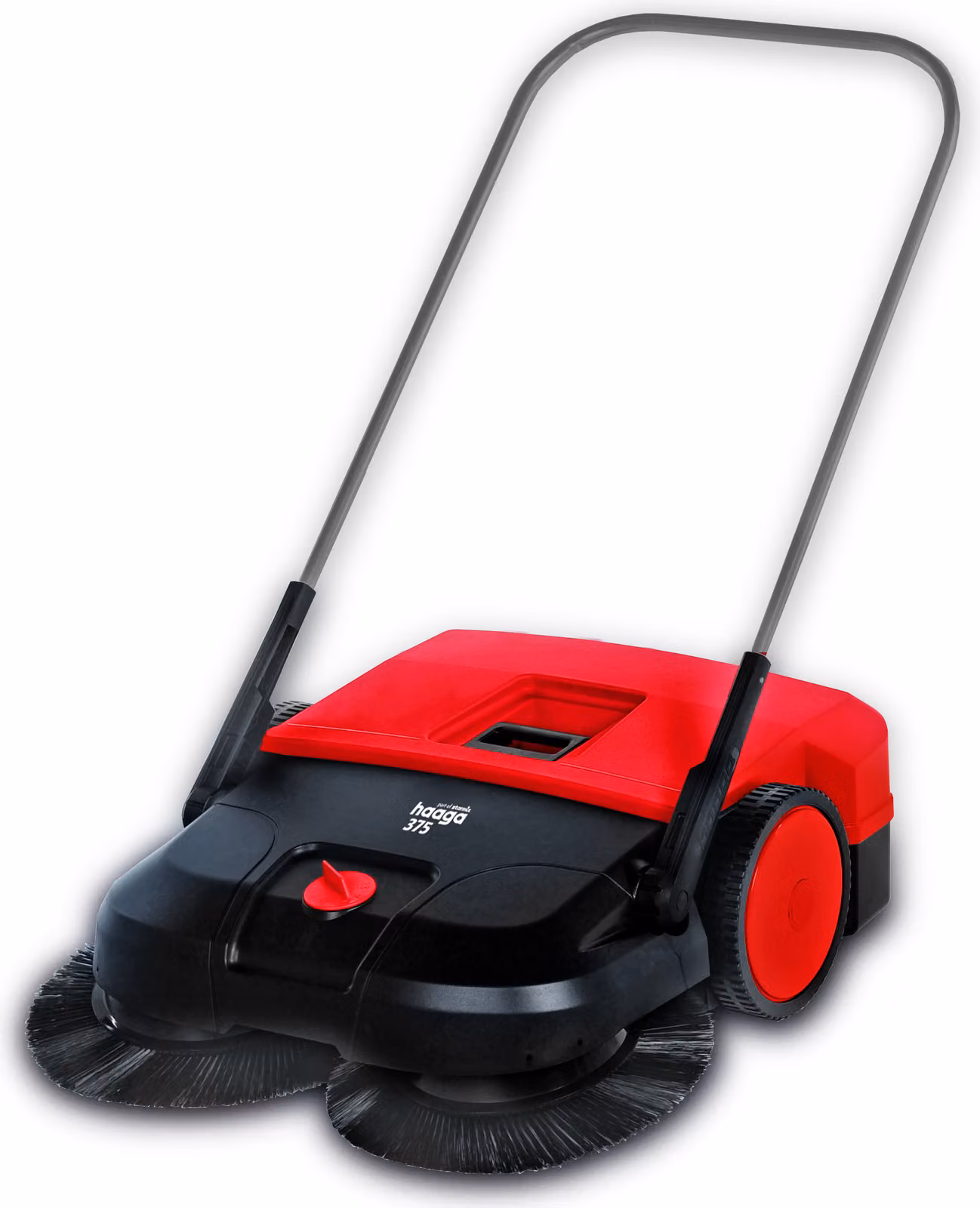 Spazzatrice Haaga H375, larghezza di spazzamento 75 cm, volume del contenitore 50 l, sistema di spazzamento turbo