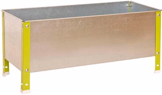 Giardino urbano Simon Rack in metallo verde e galvanizzato L/P/H: 120 x 41 x 40 cm