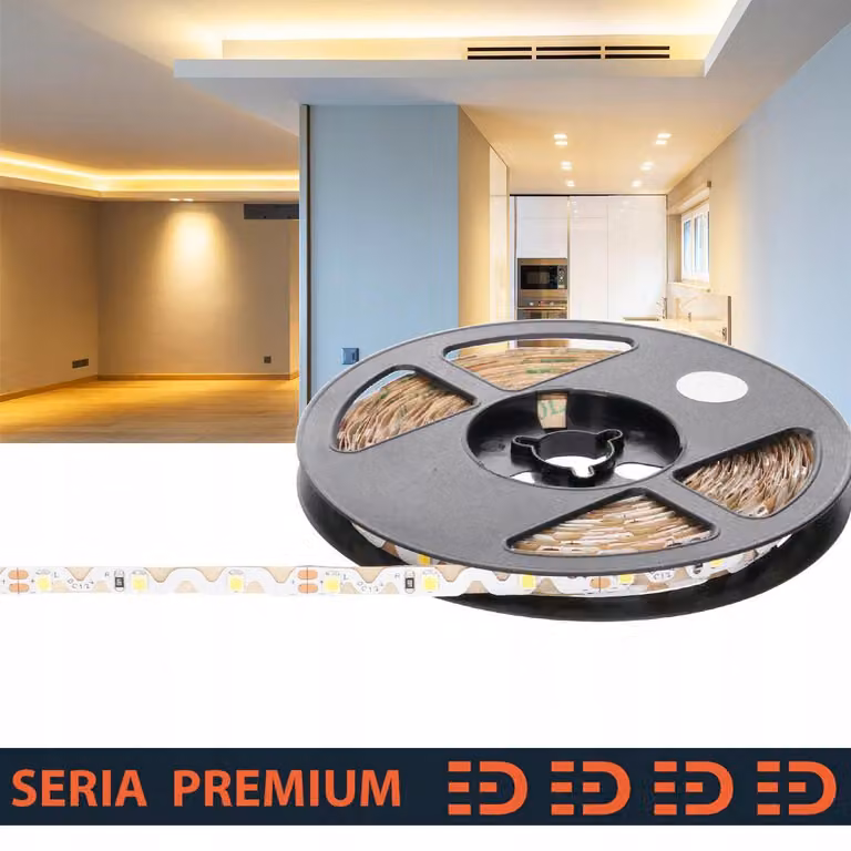 Striscia LED Prescot a forma di S, luce bianco caldo, 12V, 60 LED al metro