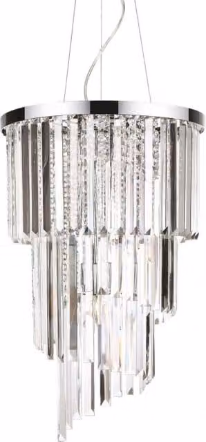 Lampada A Sospensione Carlton Sp8 Cromo Ideal-Lux