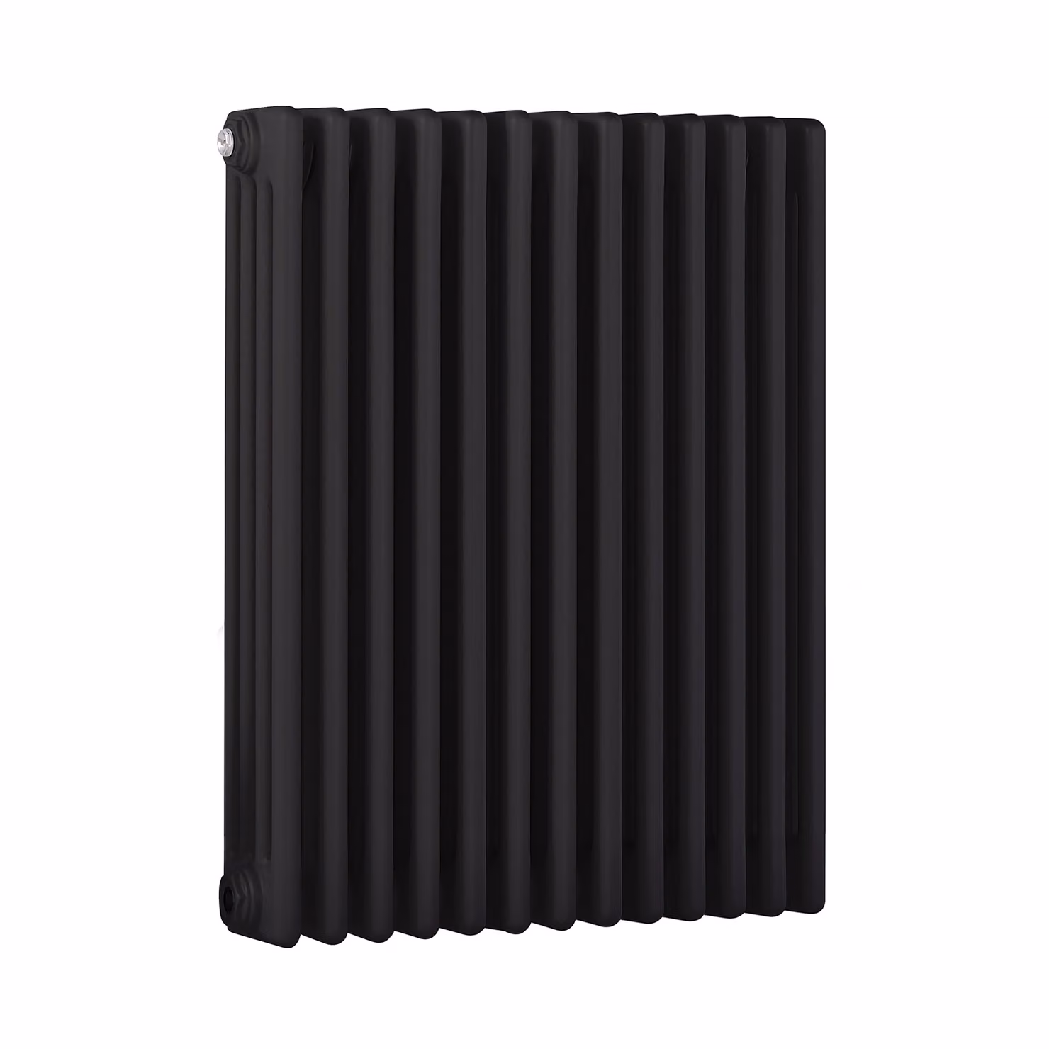 Radiatore Orizzontale a Colonne (4 Colonne) 750mm x 605mm - Nero (Midnight Nero) - Regent
