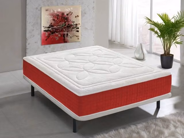 Materasso Hybrid MaterassieDoghe in Memory Foam Bianco L/P/H: 120 x 190 x 25 cm