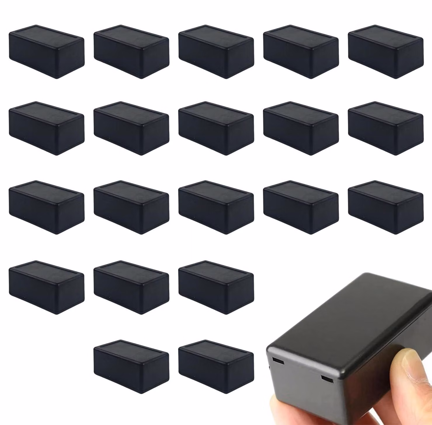 20 scatole di derivazione, dimensioni 60 x 35 x 25 mm - Impermeabili con coperchio