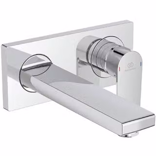 Ideal Standard miscelatore per lavabo a parete EDGE kit 2 per installazione prefabbricata cromo