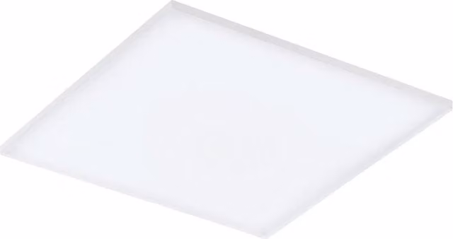 Plafoniera Moderna Eglo Trupiana in Alluminio e Plastica Bianca con LED Integrato da 31W