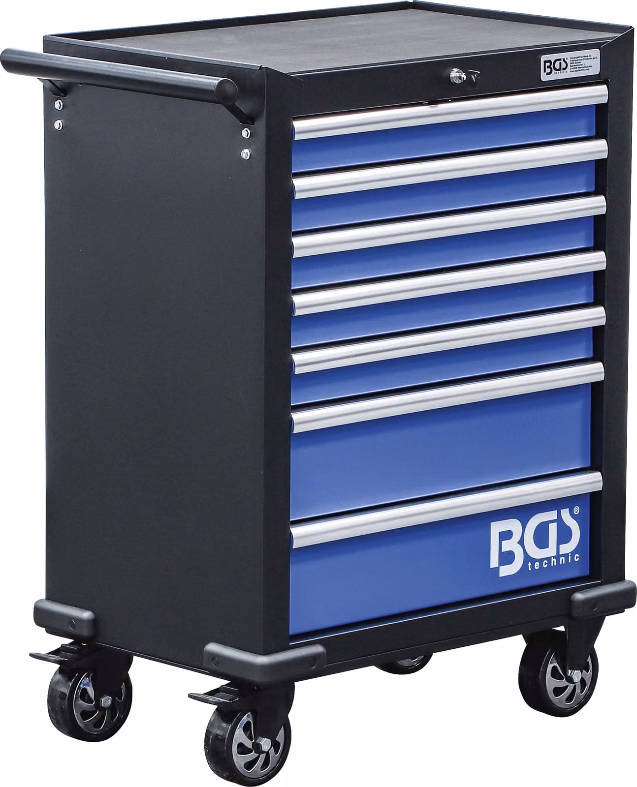 BGS Carrello da officina 7 cassetti vuoto - 4204