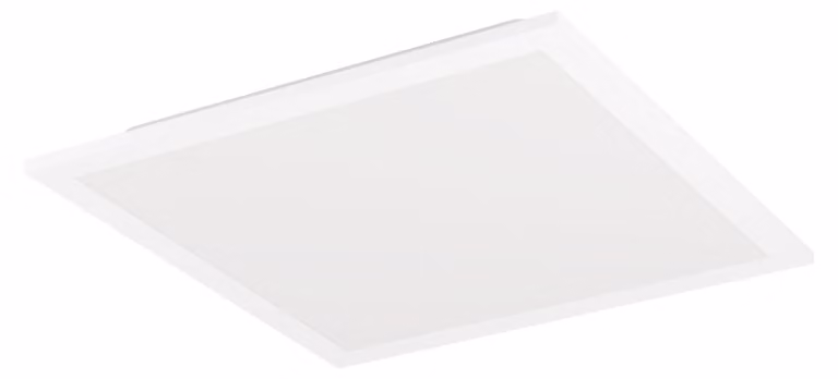 EGLO LED, plafoniera Bottazzo, lampada da soffitto con telecomando, pannello ultrapiatto con retroilluminazione, lampada da ufficio dimmerabile, luce bianco caldo - bianco freddo, RGB, 30x30 cm