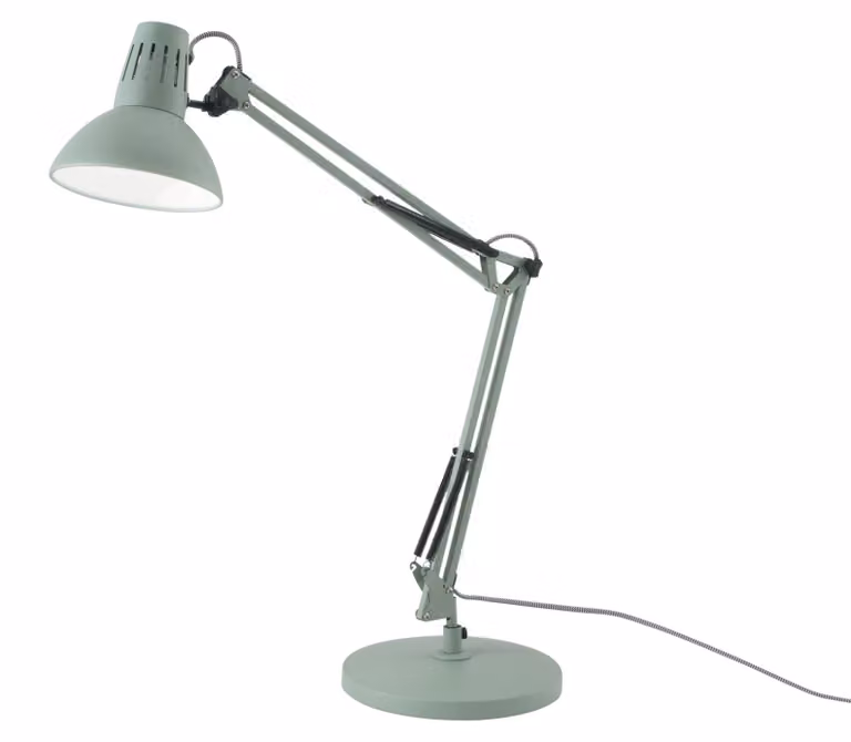 Lampada da tavolo ARTIFEX regolabile in metallo verde