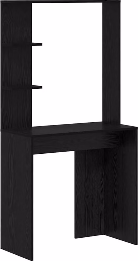 Scrivania Rovere Nero 78,5 x 37 x 154,5 cm Legno multistrato