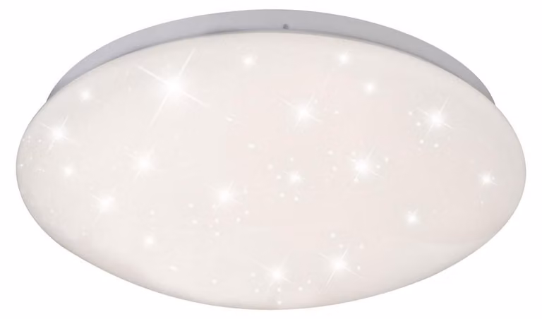 Lampada da soffitto a LED, effetto stellato, bianca, diametro 29 cm