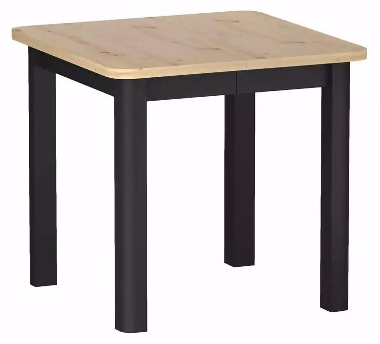 FURNLUX Tavolo da pranzo Oskar, colore marrone e nero, 80 cm. / Colore principale: / Dimensioni: